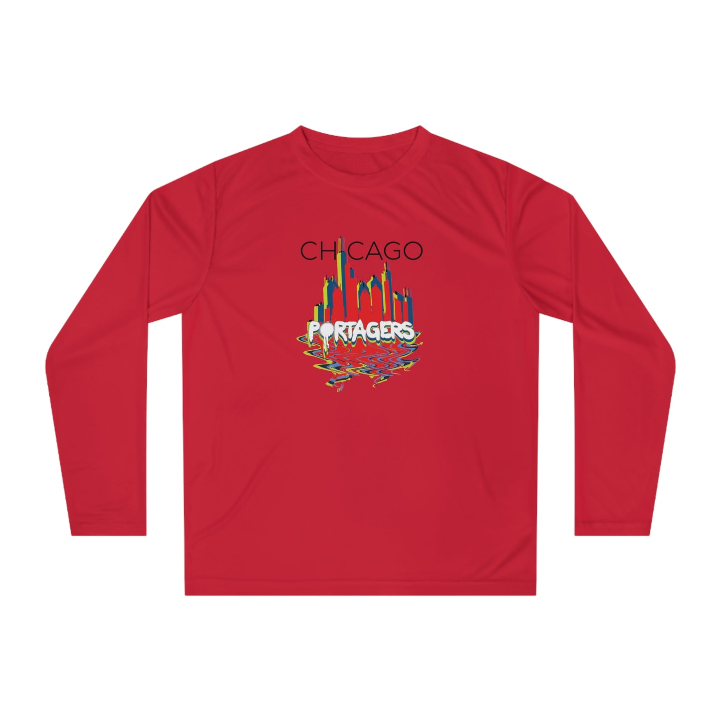 Adult Chicago Portagers Team 365 Performance Long Sleeve Shirt