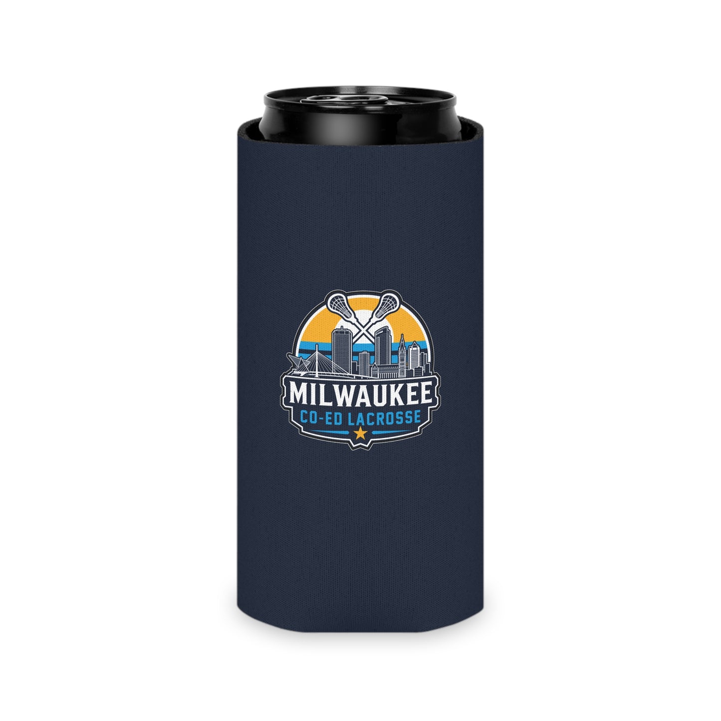 Milwaukee Coed Lacrosse Club Can Cooler 3-pack