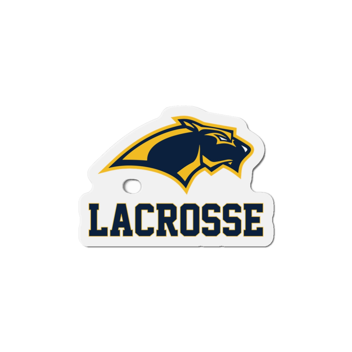 PJP Boy Lacrosse Die-Cut Magnet