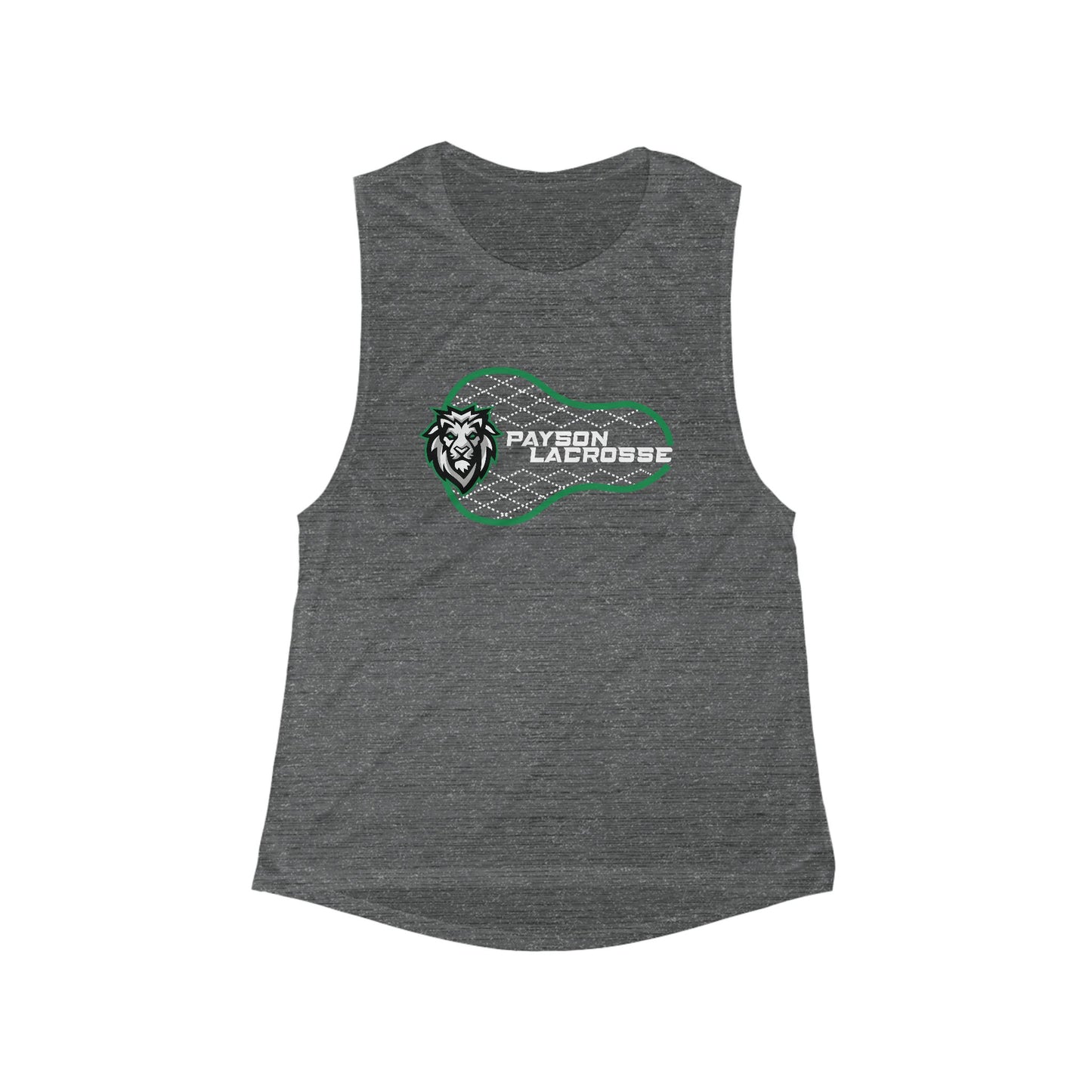 Women's Payson Youth Lacrosse Bella + Canvas Flowy Scoop Muscle Tank