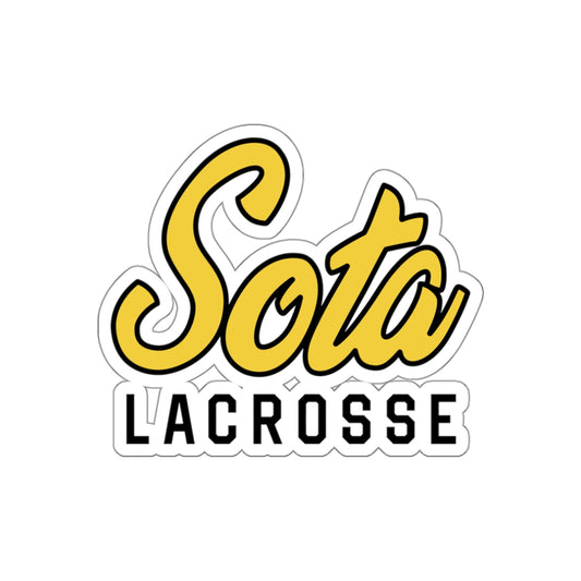 Minnesota Lacrosse Die-Cut Outdoor Sticker (3"x3")