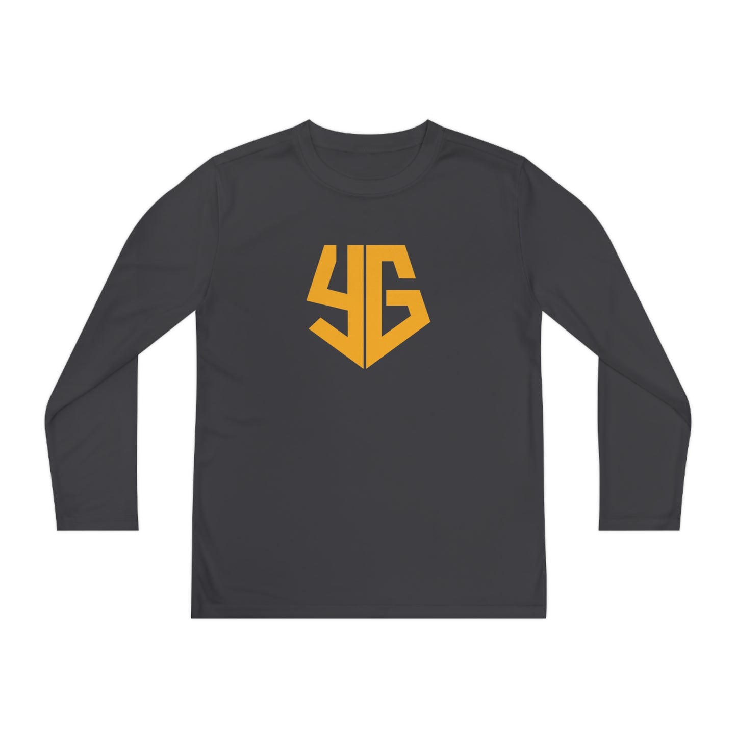 Youth YouthGold Sport-Tek Performance Long Sleeve Shirt