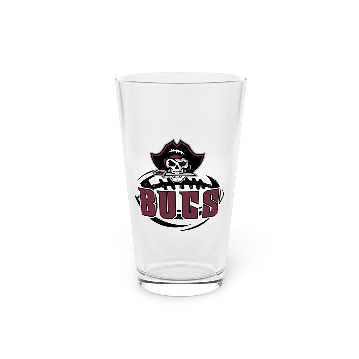 Red Bank BUCS  Pint Glass - 16oz