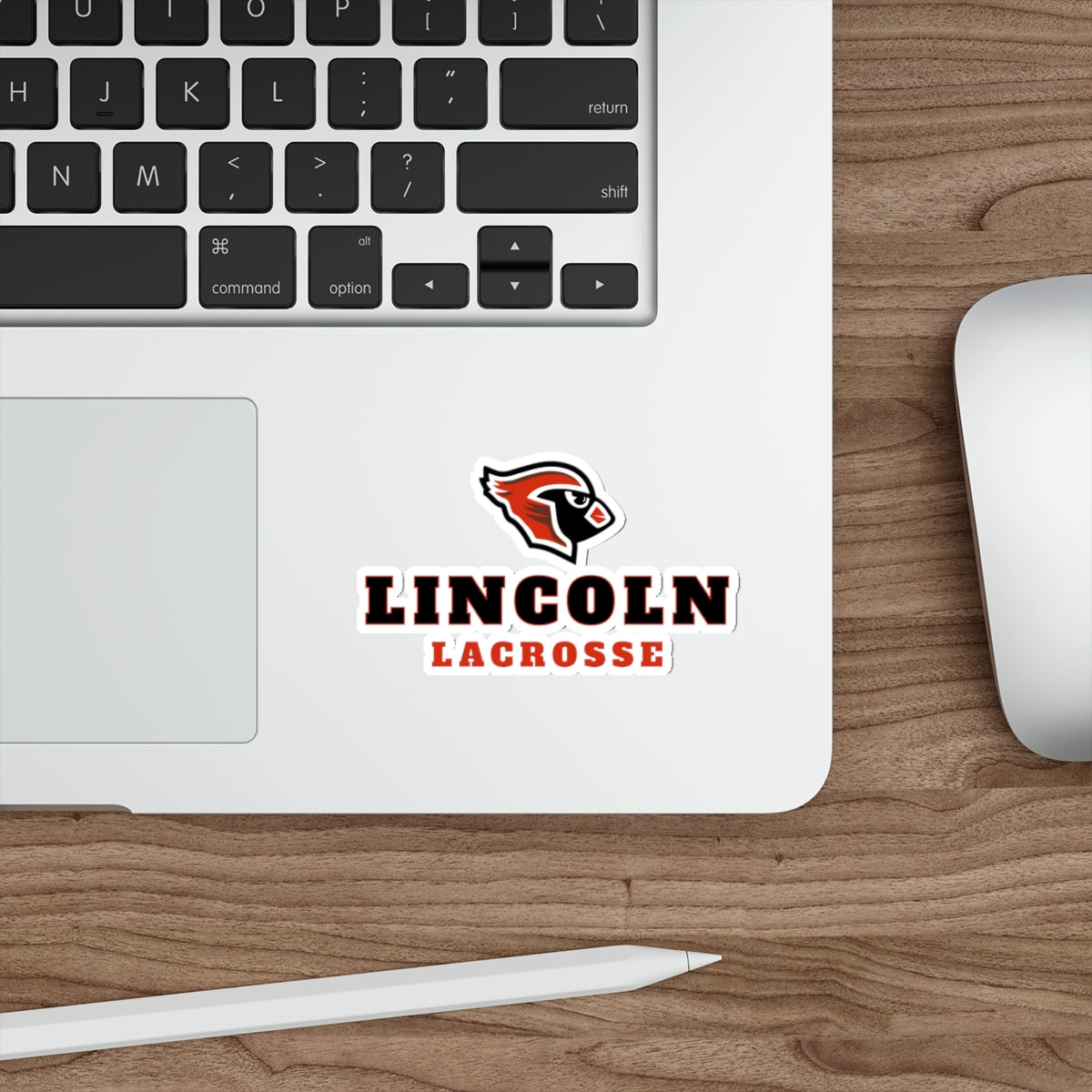 Lincoln Lacrosse Die-Cut Sticker