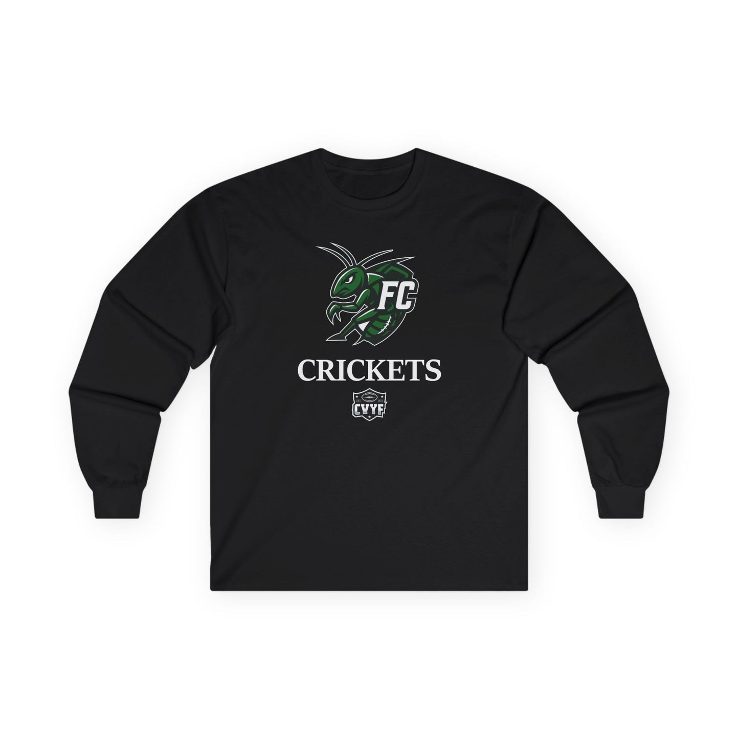 Adult Crickets Gildan Ultra Cotton Long Sleeve