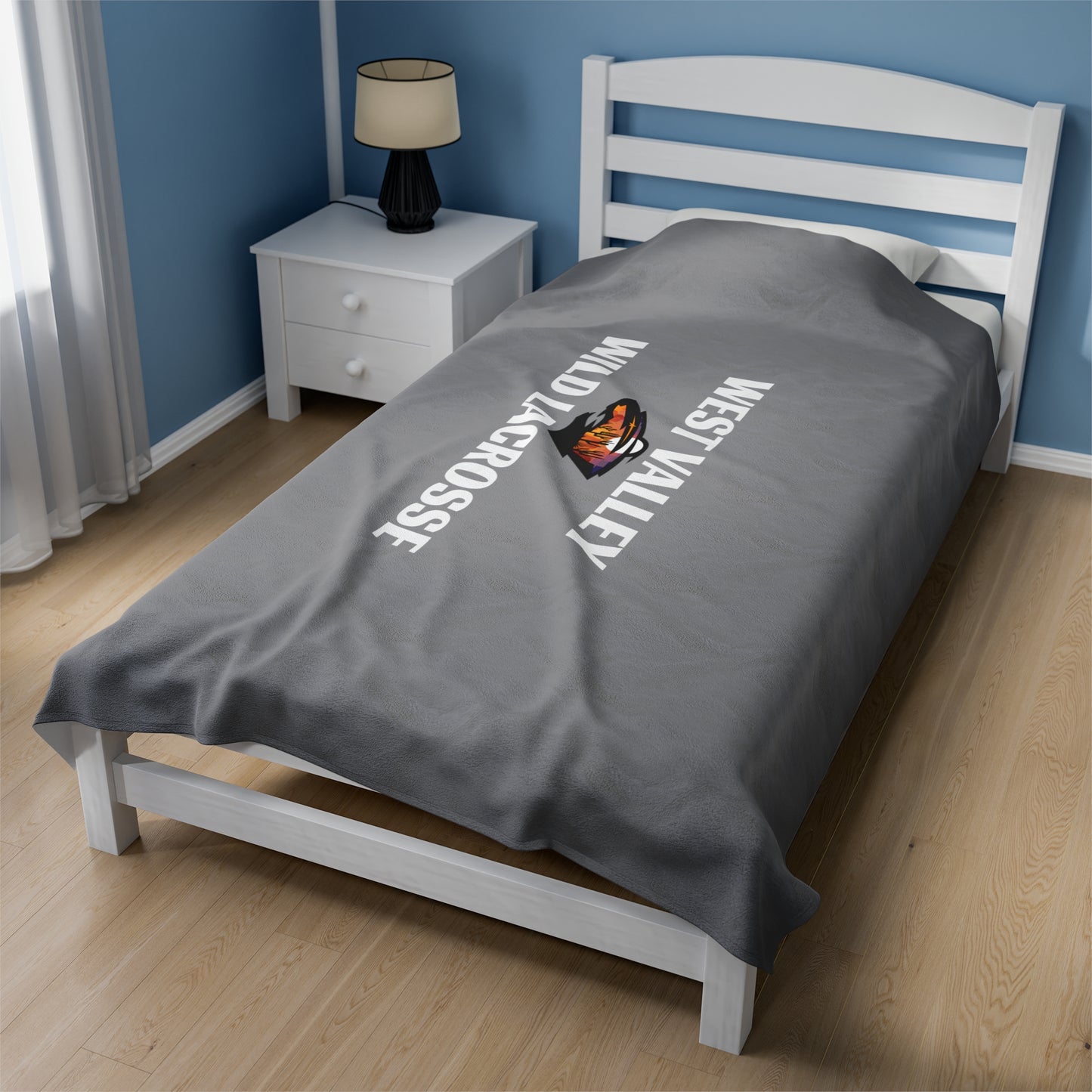 WVW Lacrosse Velveteen Plush Blanket (60" x 80")