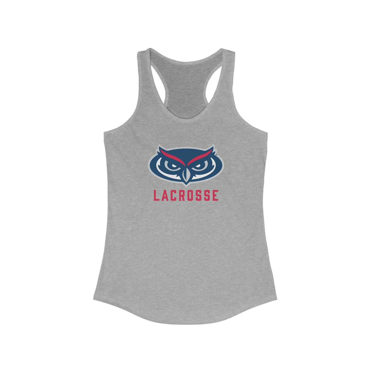 Women's FAU Lacrosse Next Level Racerback Tank