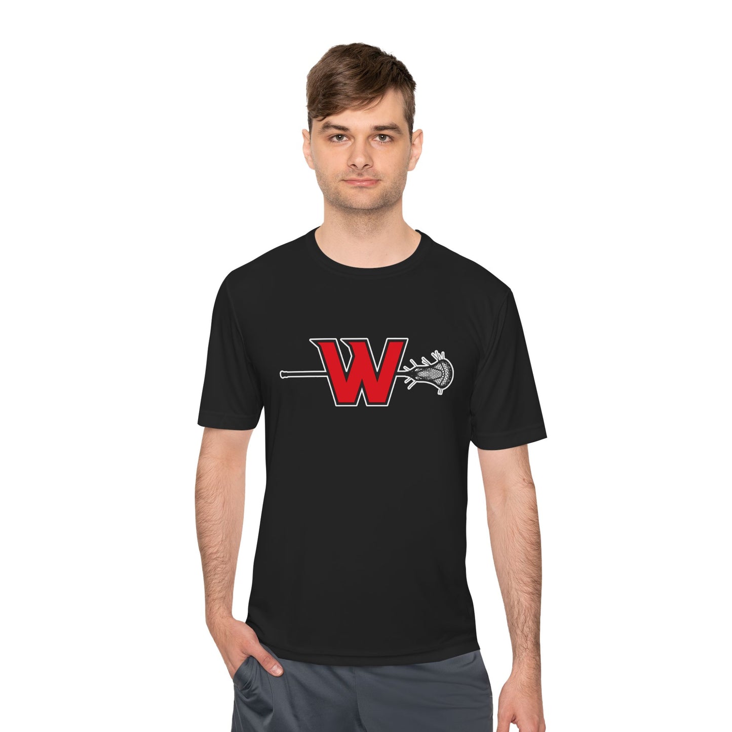 Adult Woodland Lacrosse Sport-Tek Performance Tee
