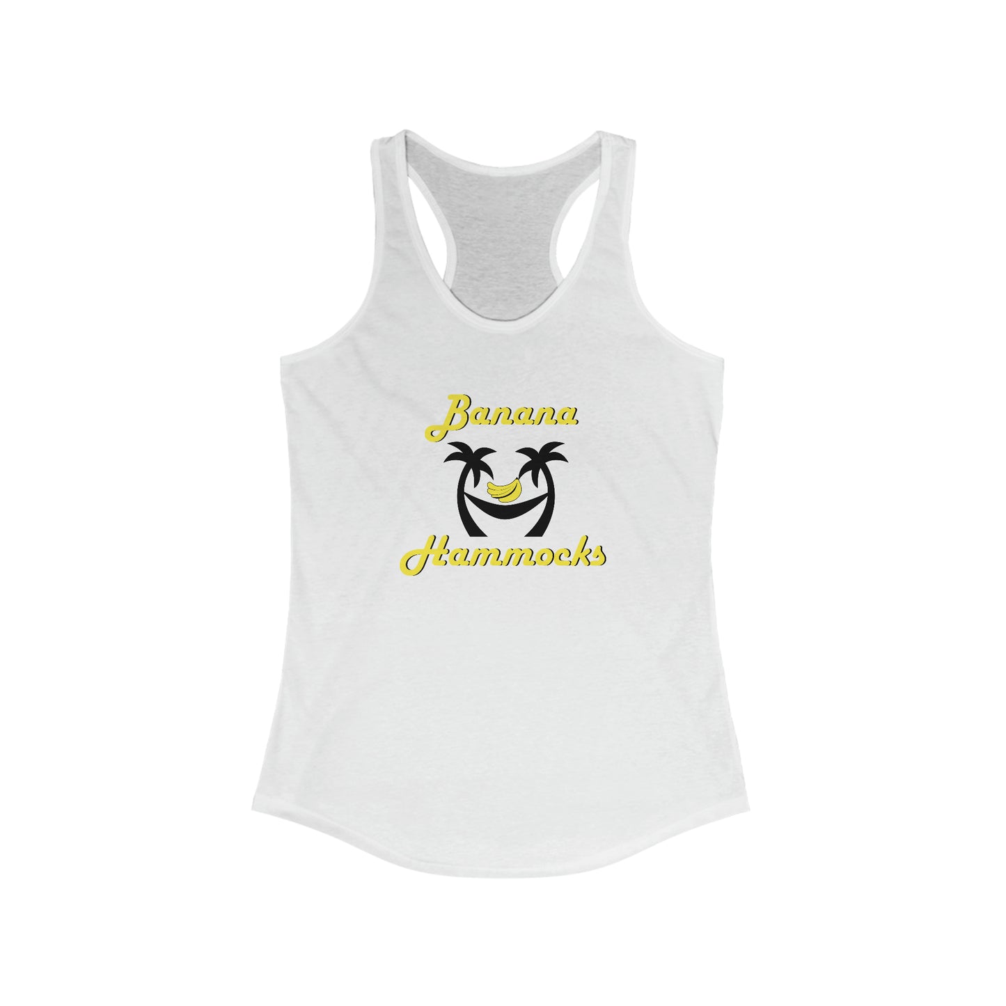 Women's Banana Hammocks Next Level Racerback Tank