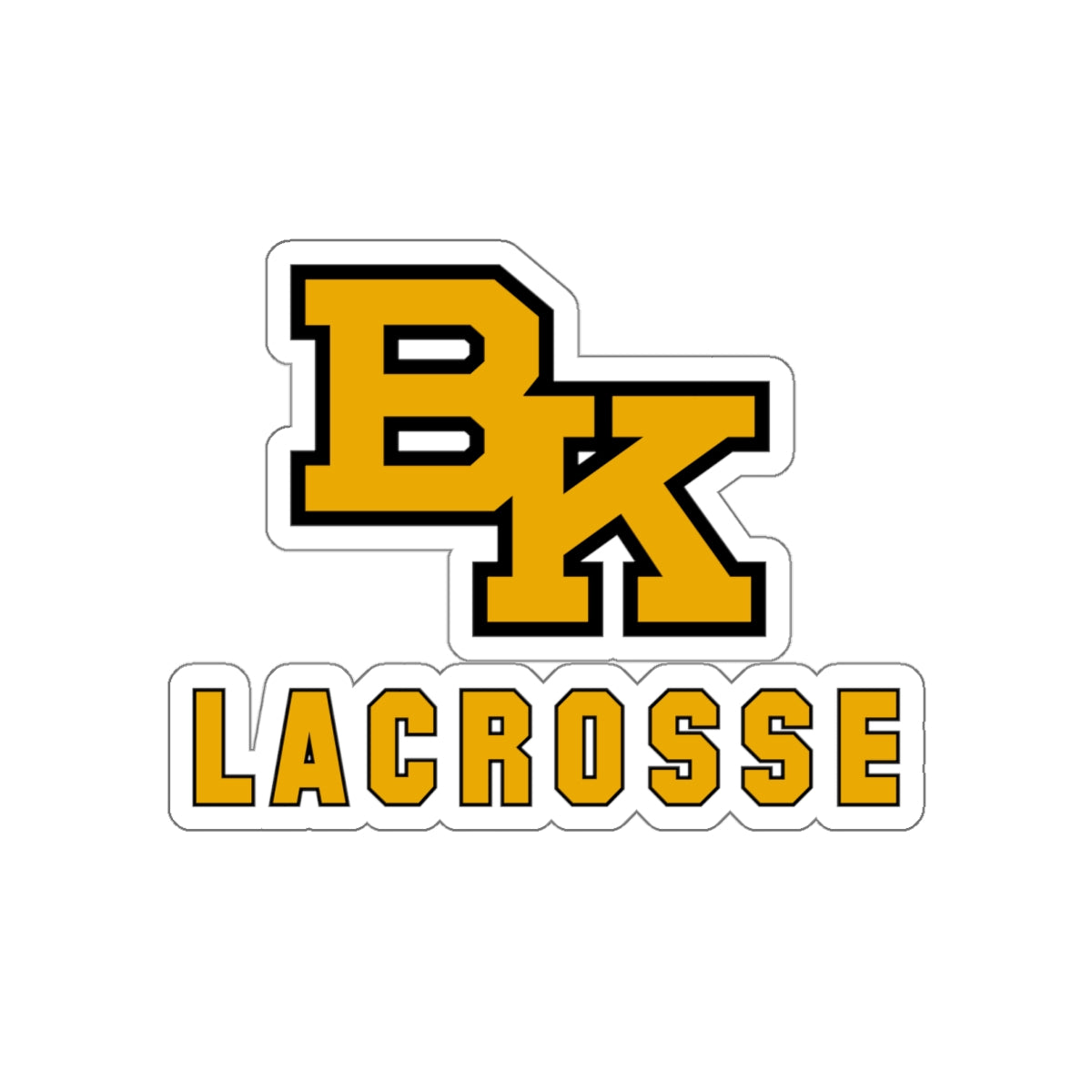 Bishop Kelly Lacrosse Die-Cut Sticker