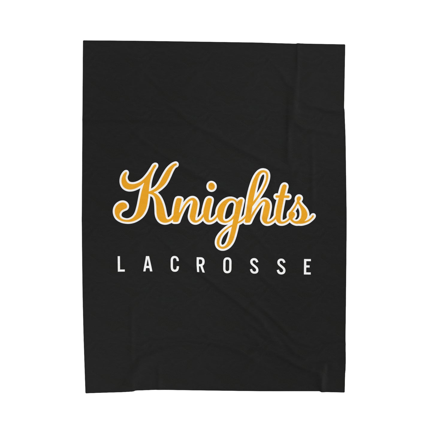 Bishop Kelly Lacrosse Velveteen Plush Blanket