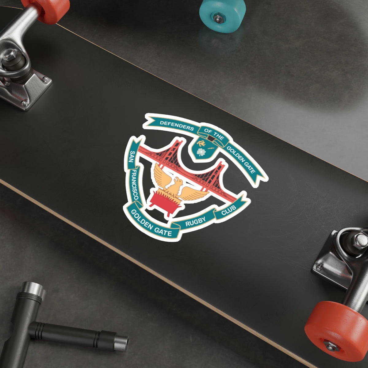 SFGG Rugby Die Cut Stickers