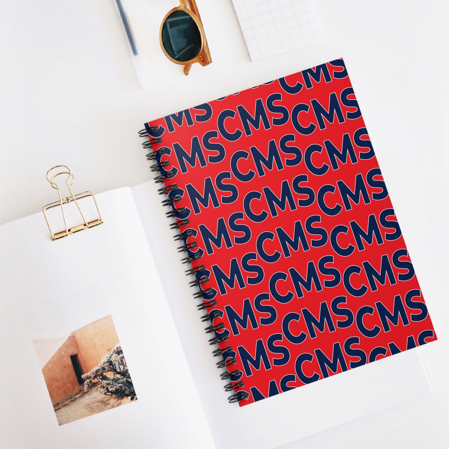 CMS Spiral Notebook - Ruled Line (8" x 6")