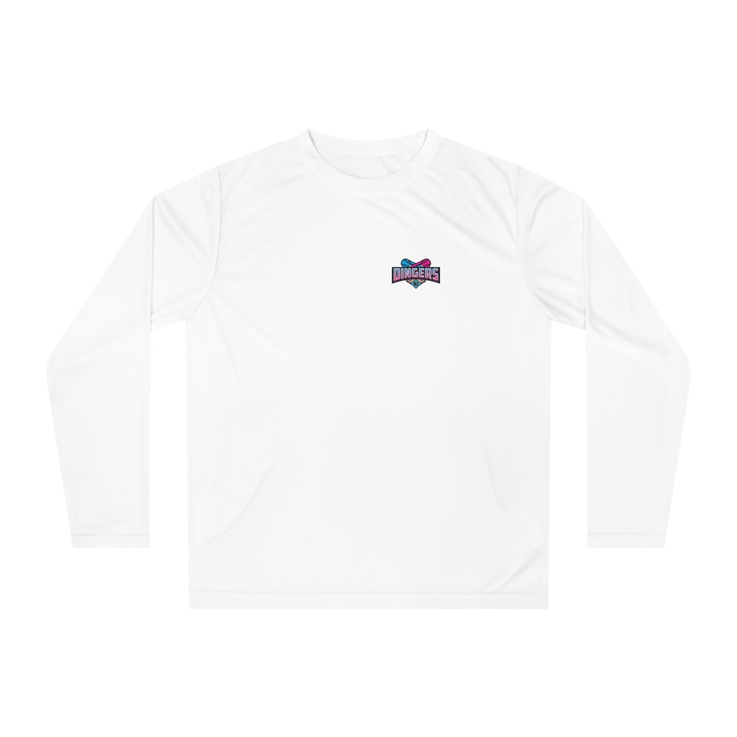 Personalizable - Adult Dingers Gear Team 365 Performance Long Sleeve Shirt