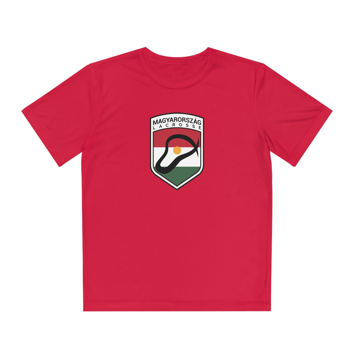 Youth Hungary Lacrosse Sport-Tek Performance Tee