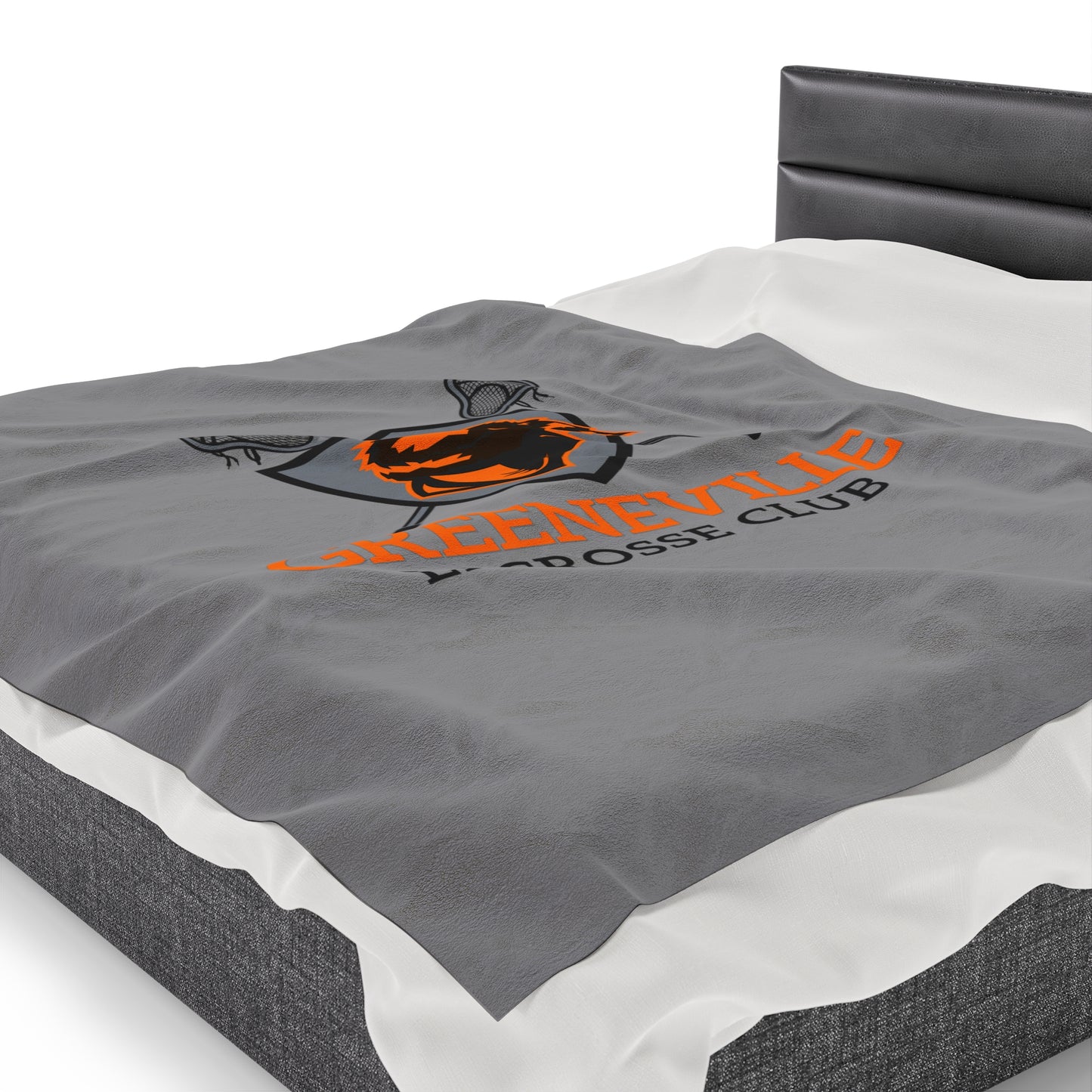 Greeneville Lacrosse Velveteen Plush Blanket