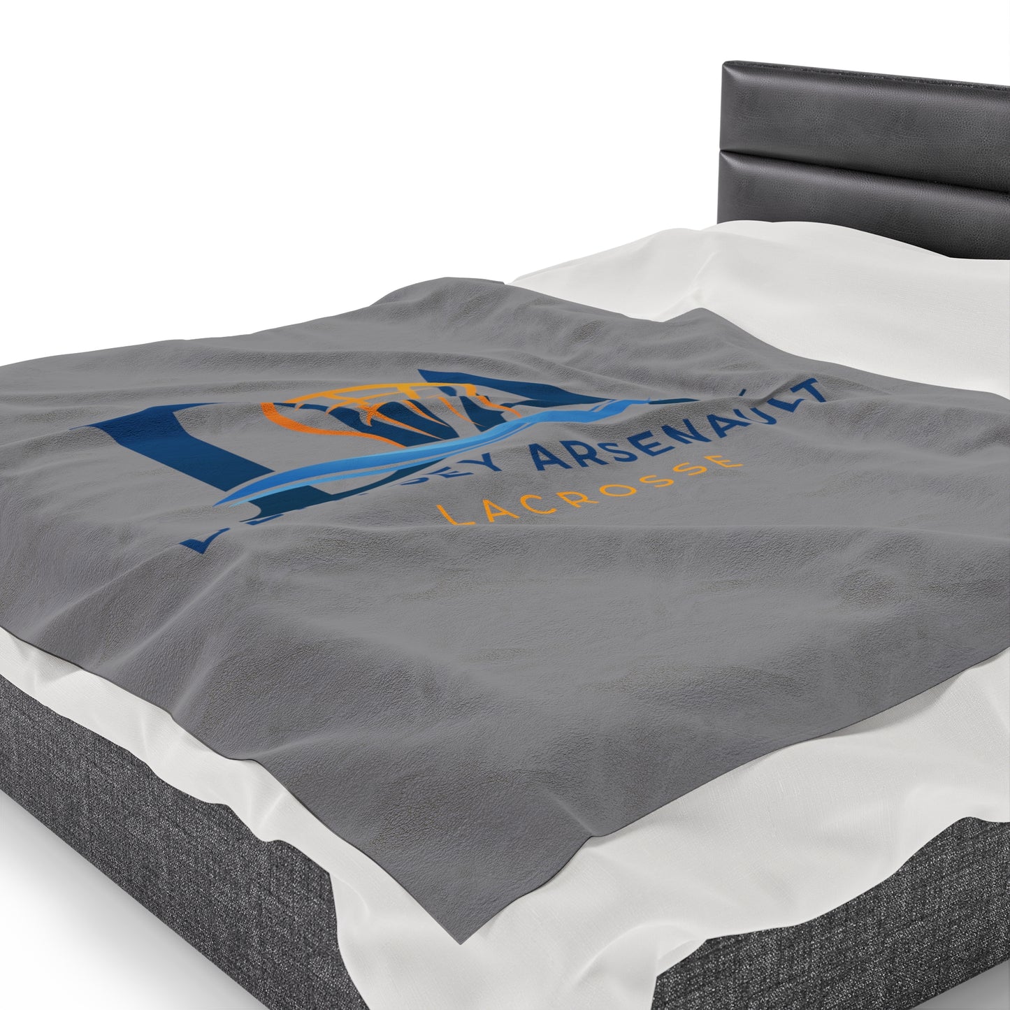 Dempsey Arsenault Lacrosse Velveteen Plush Blanket