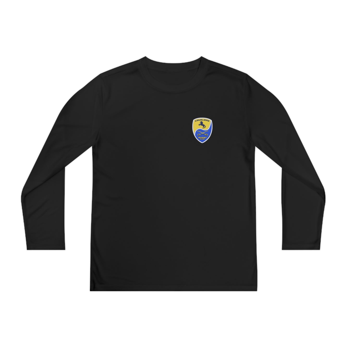 Youth Cavaliers Rugby Lacrosse Sport-Tek Performance Long Sleeve