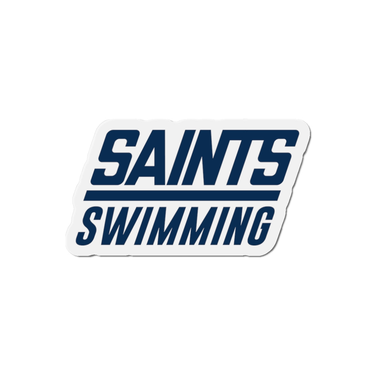 Saints Swimming Die-Cut Magnet