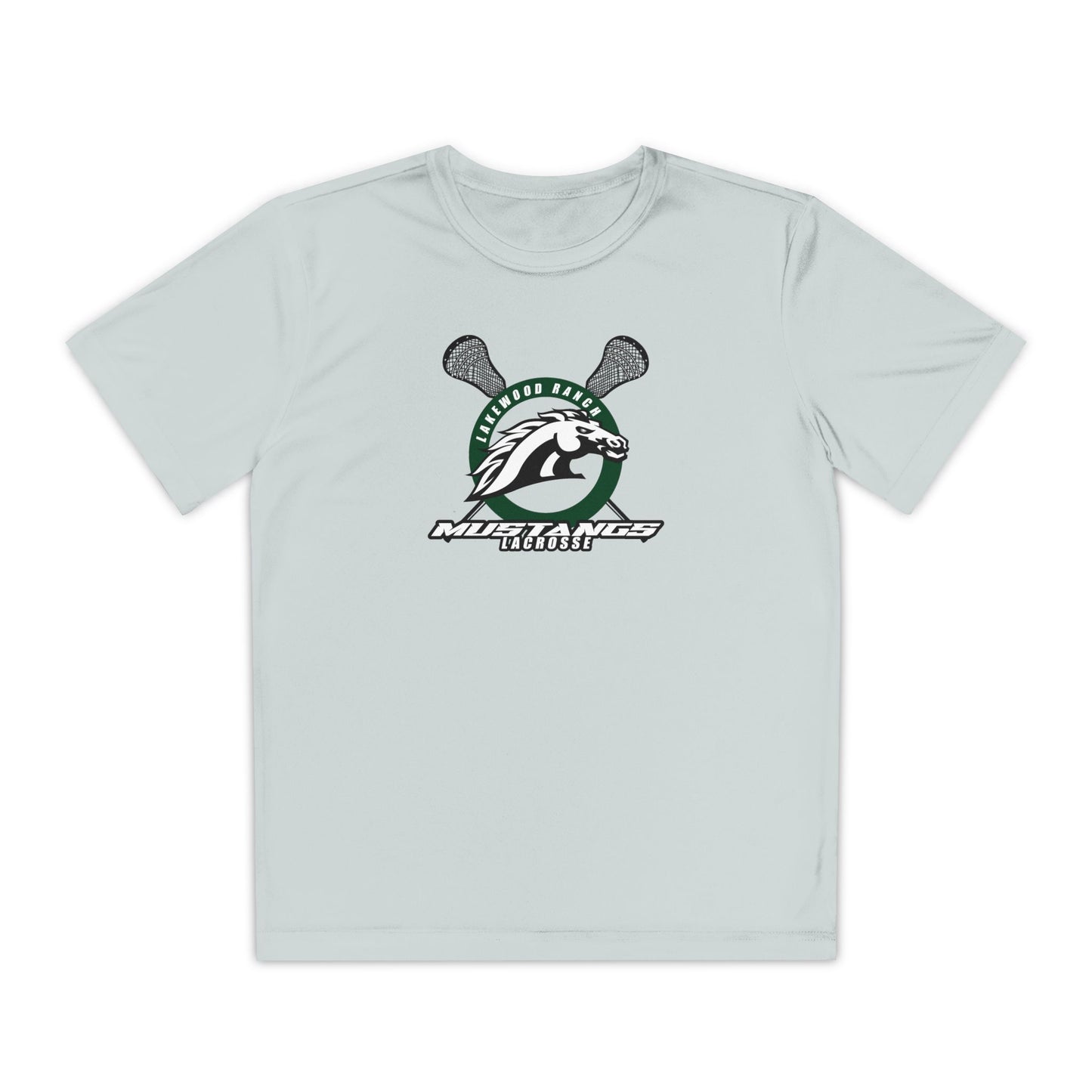 Youth Mustangs Lacrosse Sport-Tek Performance T-Shirt