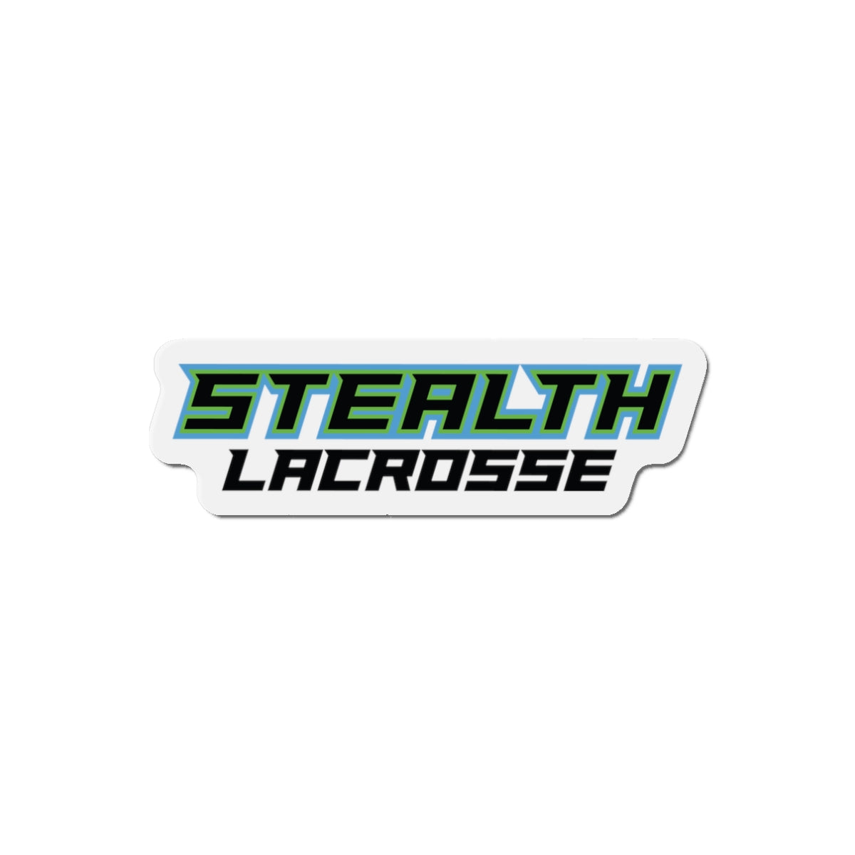 Stealth Lacrosse Die-Cut Magnet