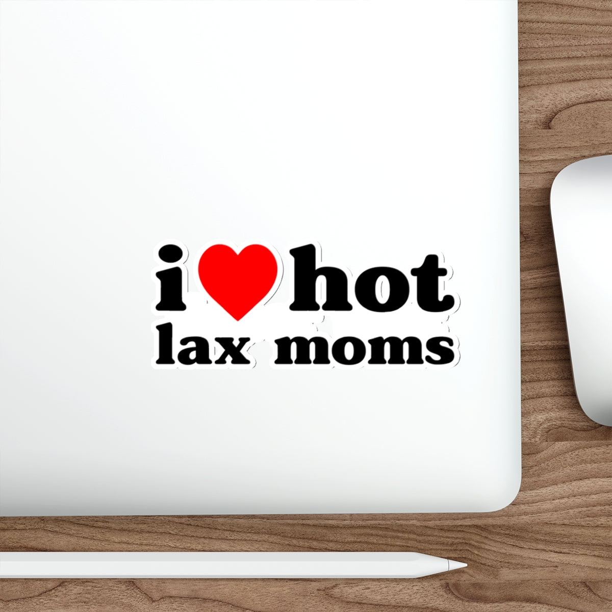 No Context Lacrosse Die-Cut Sticker