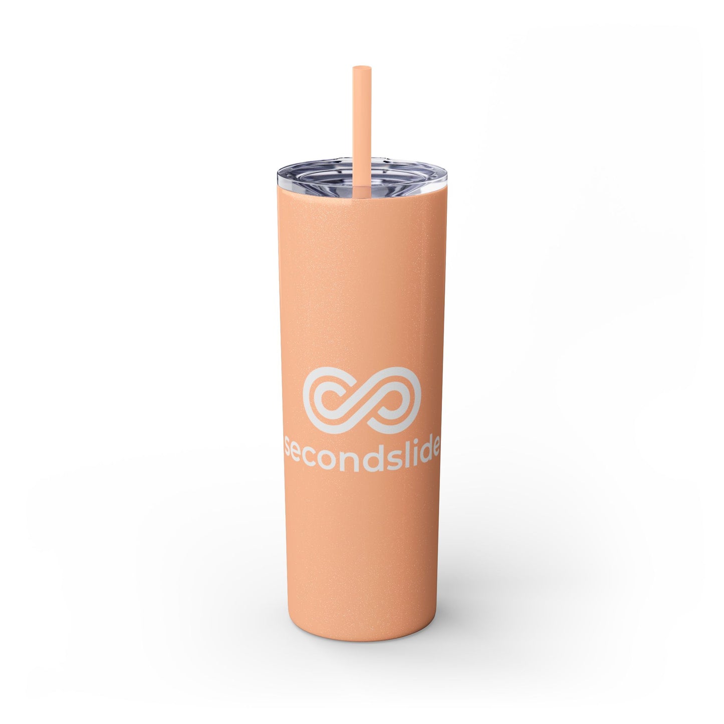 Secondslide Skinny Tumbler w/ Straw 20oz