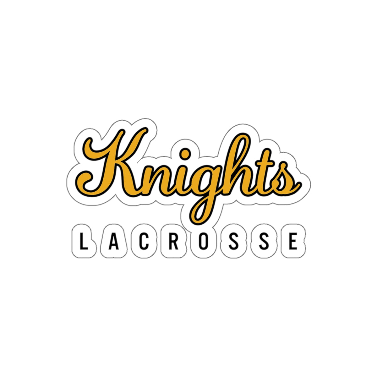 Bishop Kelly Lacrosse Die-Cut Sticker