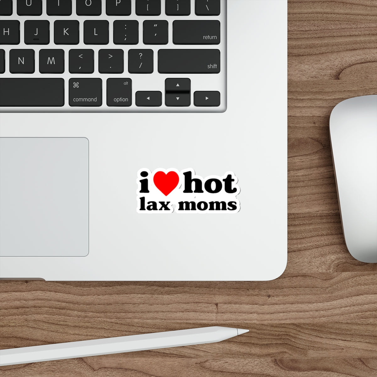 No Context Lacrosse Die-Cut Sticker