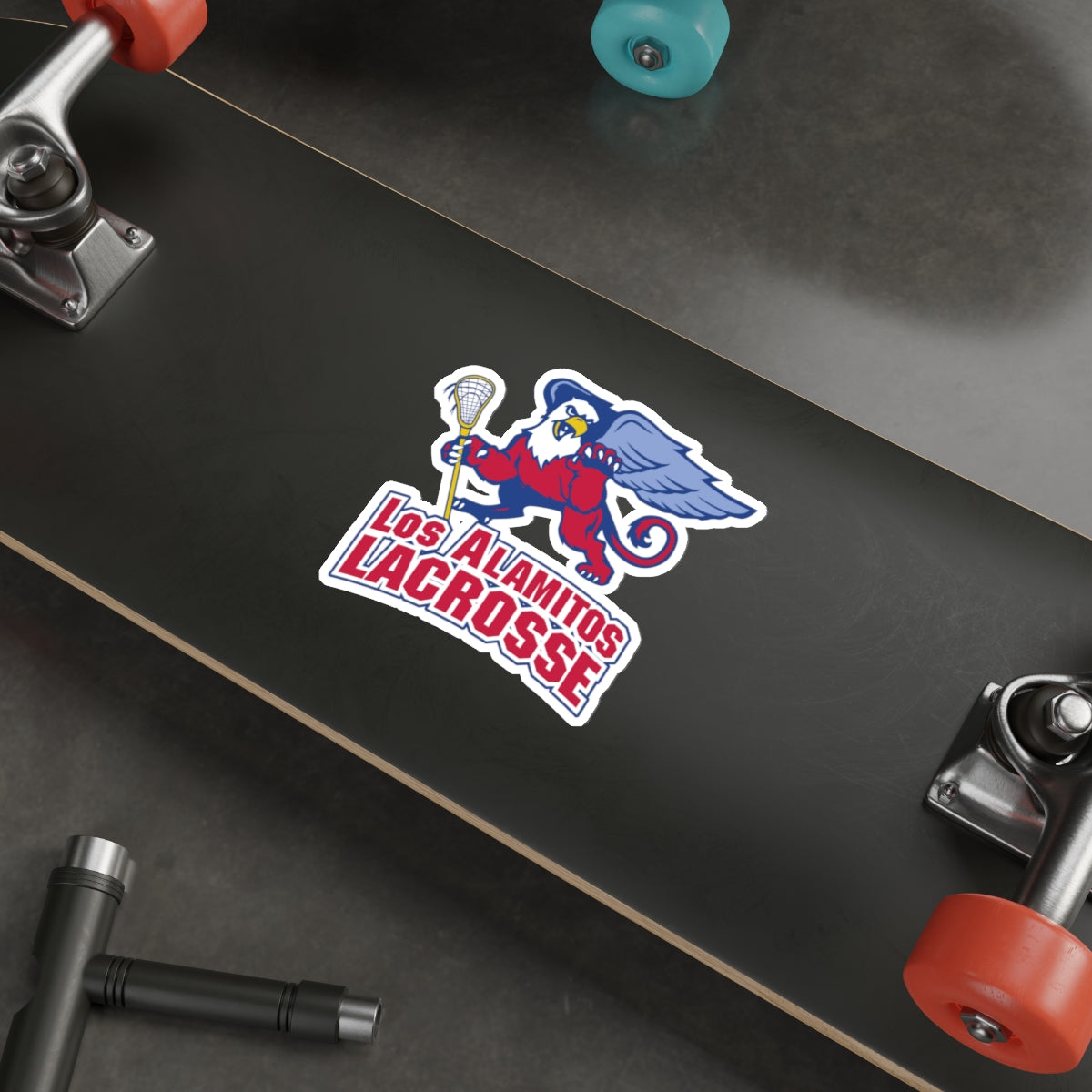 Los Al Lacrosse Die-Cut Stickers