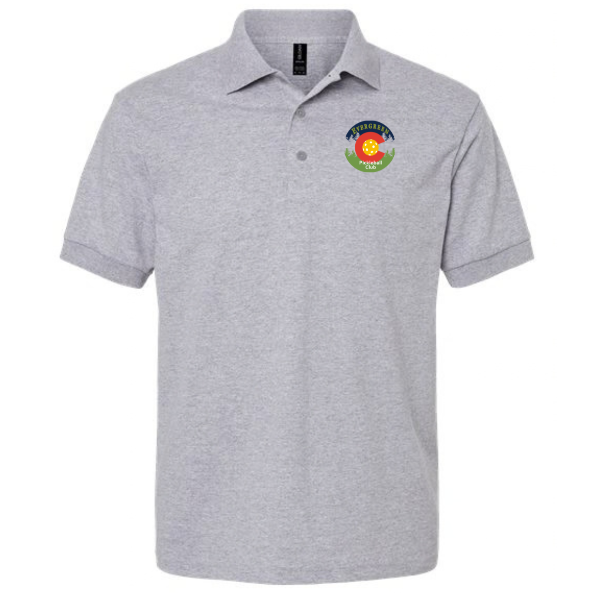 Adult Evergreen Pickleball Gildan Dryblend Polo