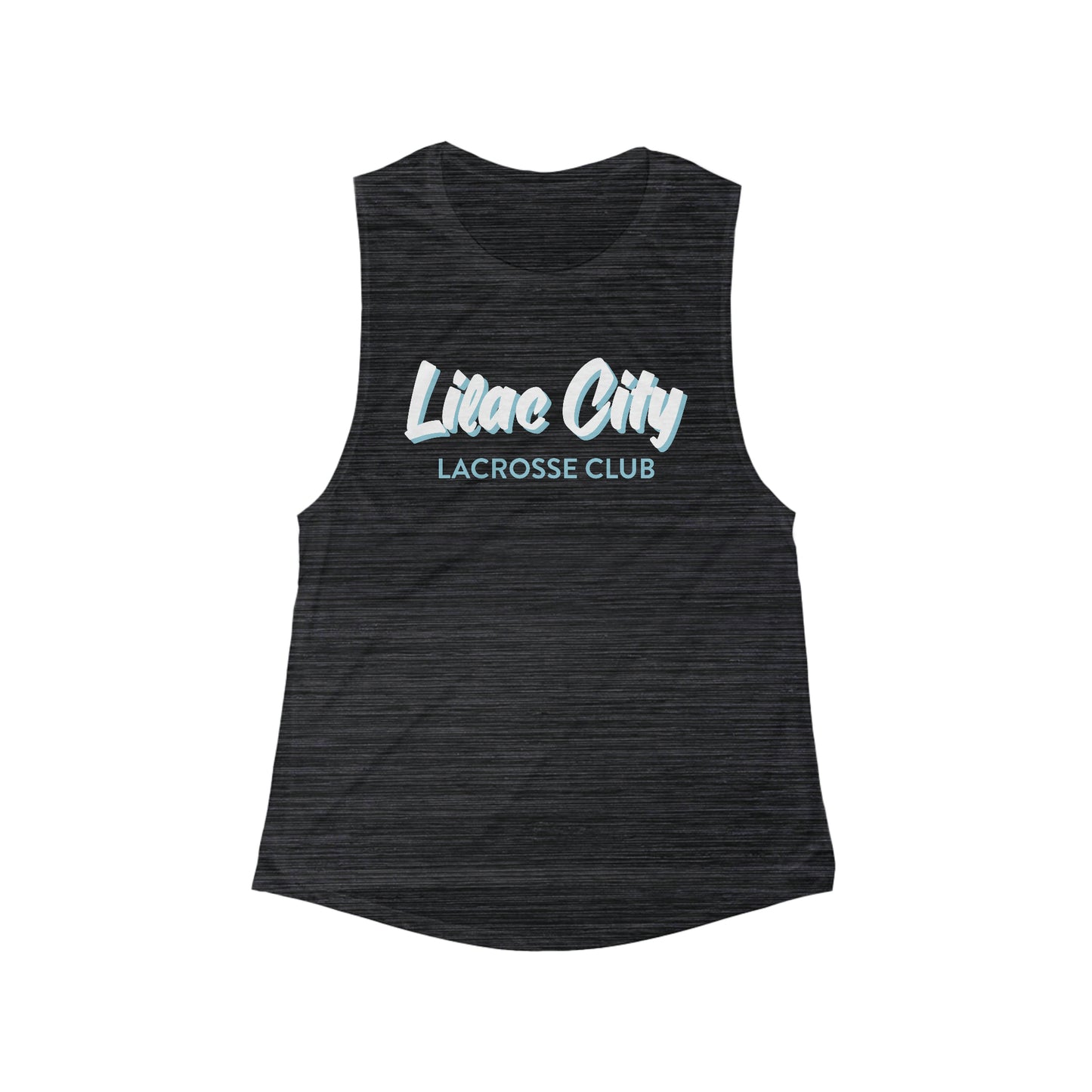 Women's Lilac City Lacrosse Bella + Canvas Flowy Scoop Sport Tank