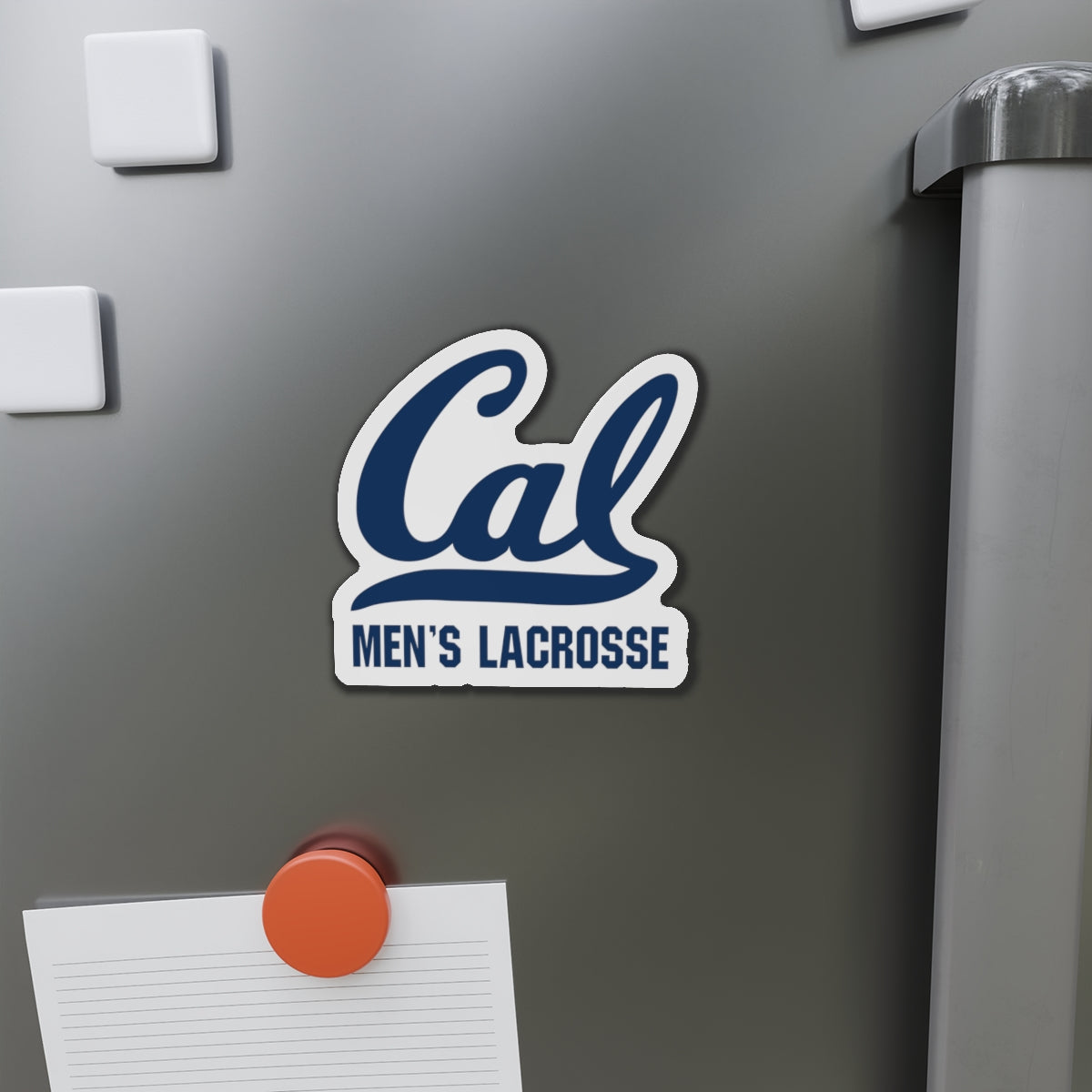 Cal Men's Lacrosse Die Cut Magnet