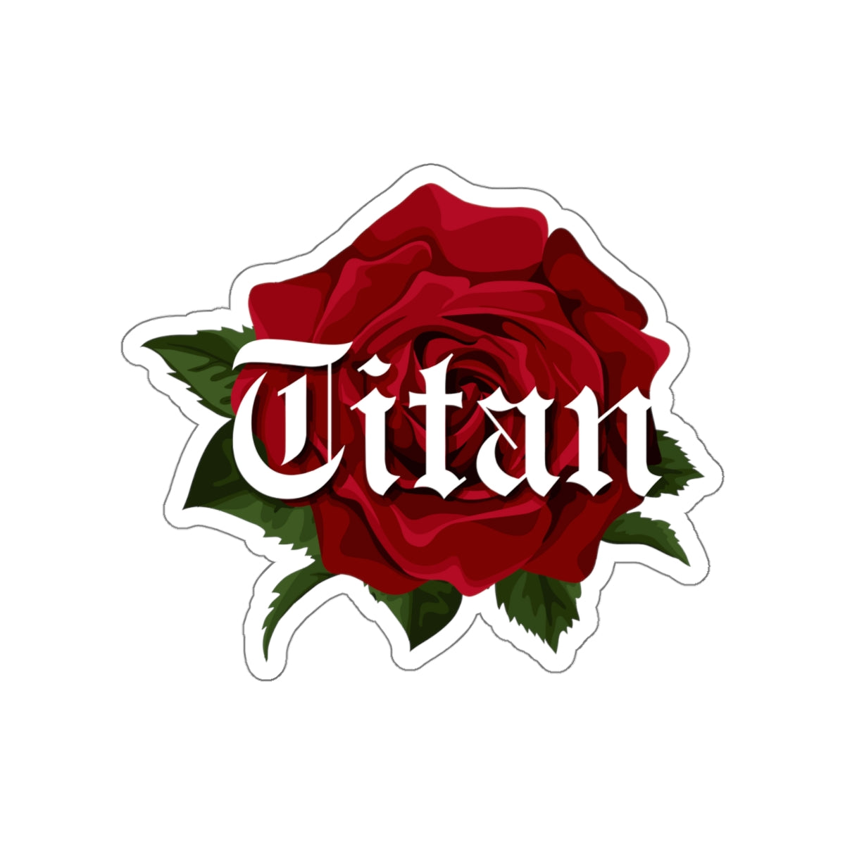 Titan Lacrosse Die-Cut  Sticker
