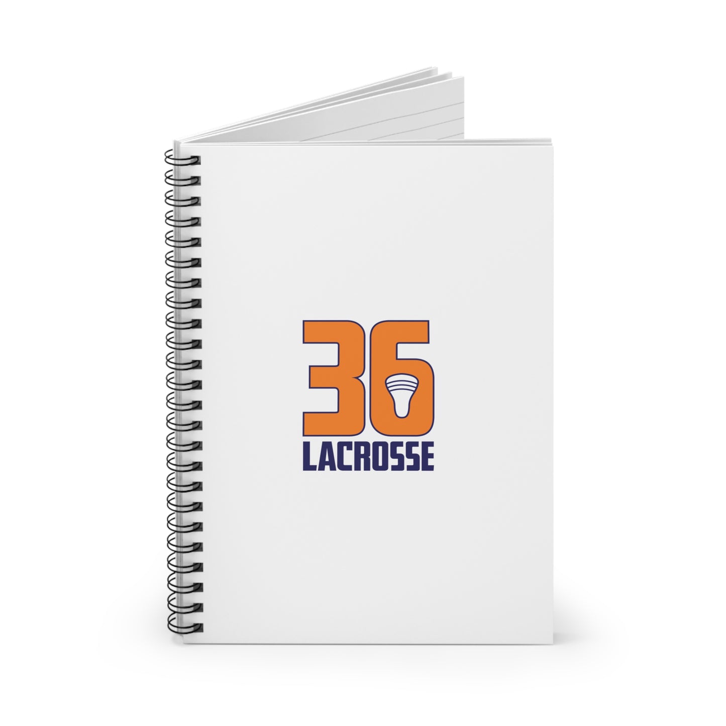 Team36 Lacrosse Spiral Notebook - Ruled Line (8" x 6")