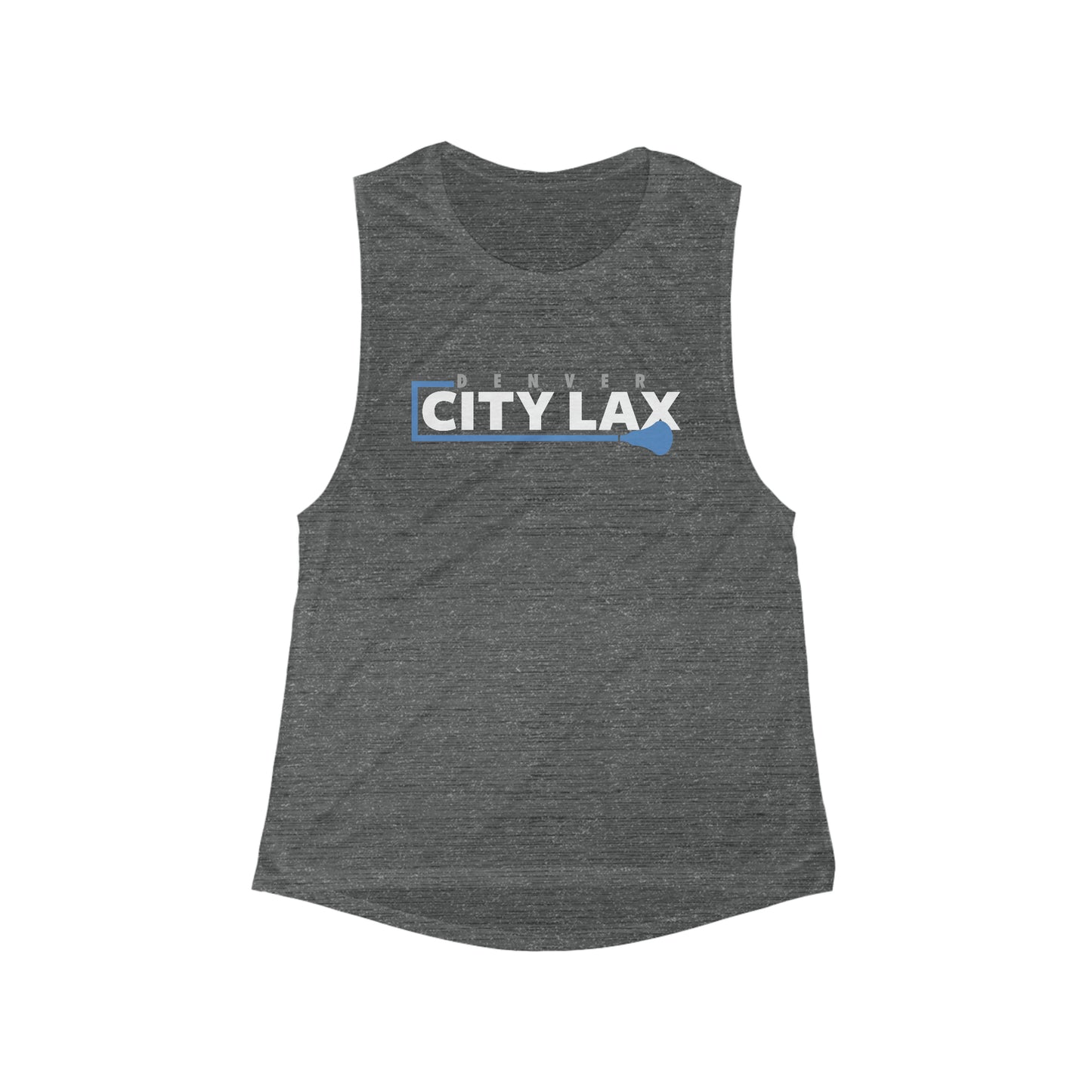 Women's Denver City Lax Bella + Canvas Flowy Scoop Sport Tank