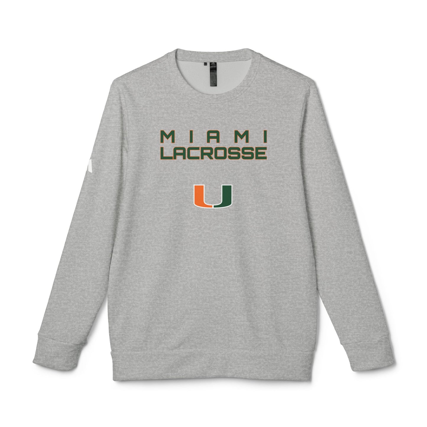 Adult Miami Lacrosse Adidas Fleece Crewneck