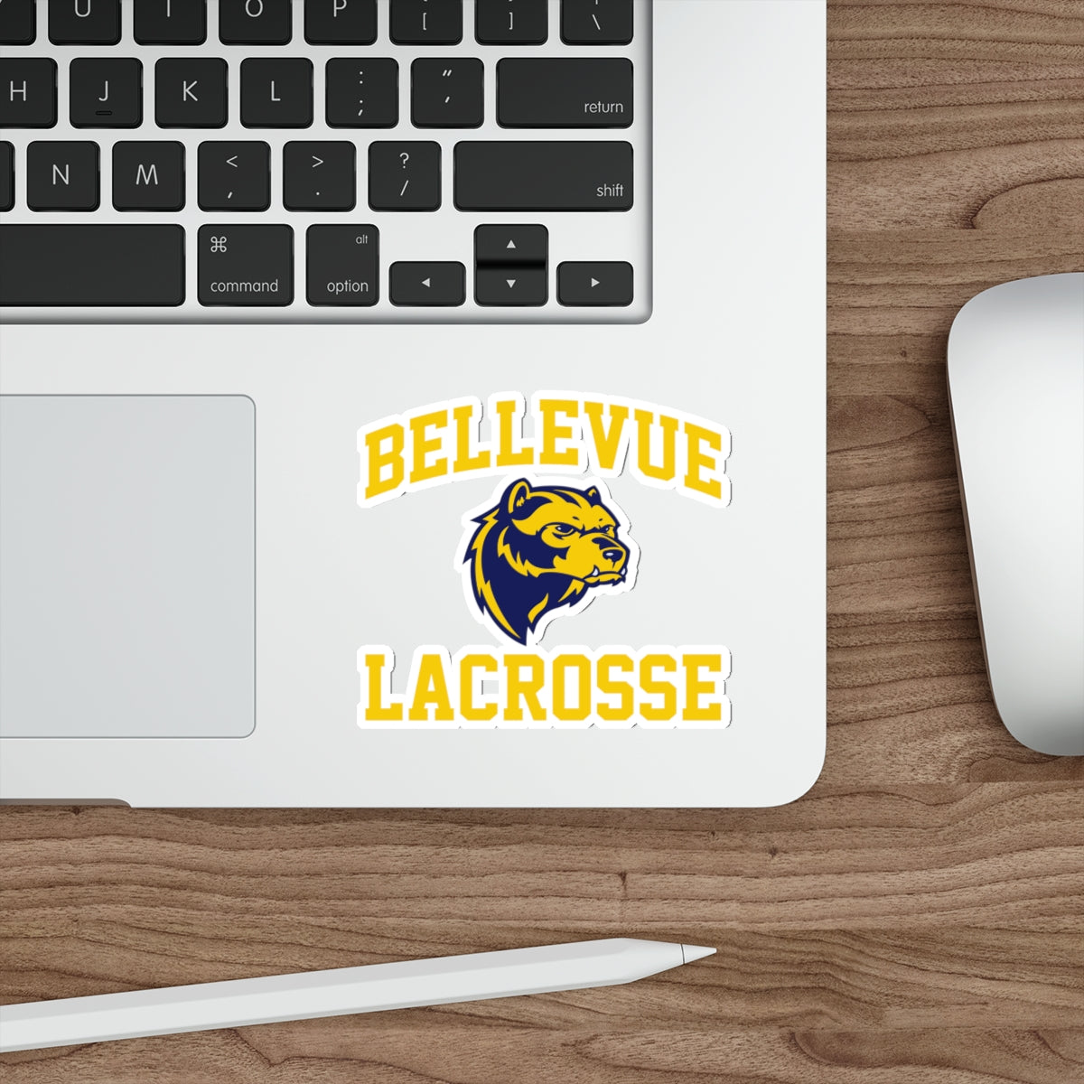 Bellevue Lacrosse Die-Cut Outdoor Sticker