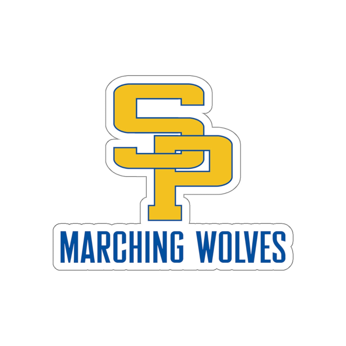 Marching Wolves Die Cut Stickers