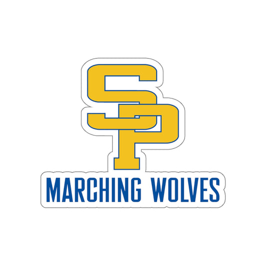 Marching Wolves Die Cut Stickers