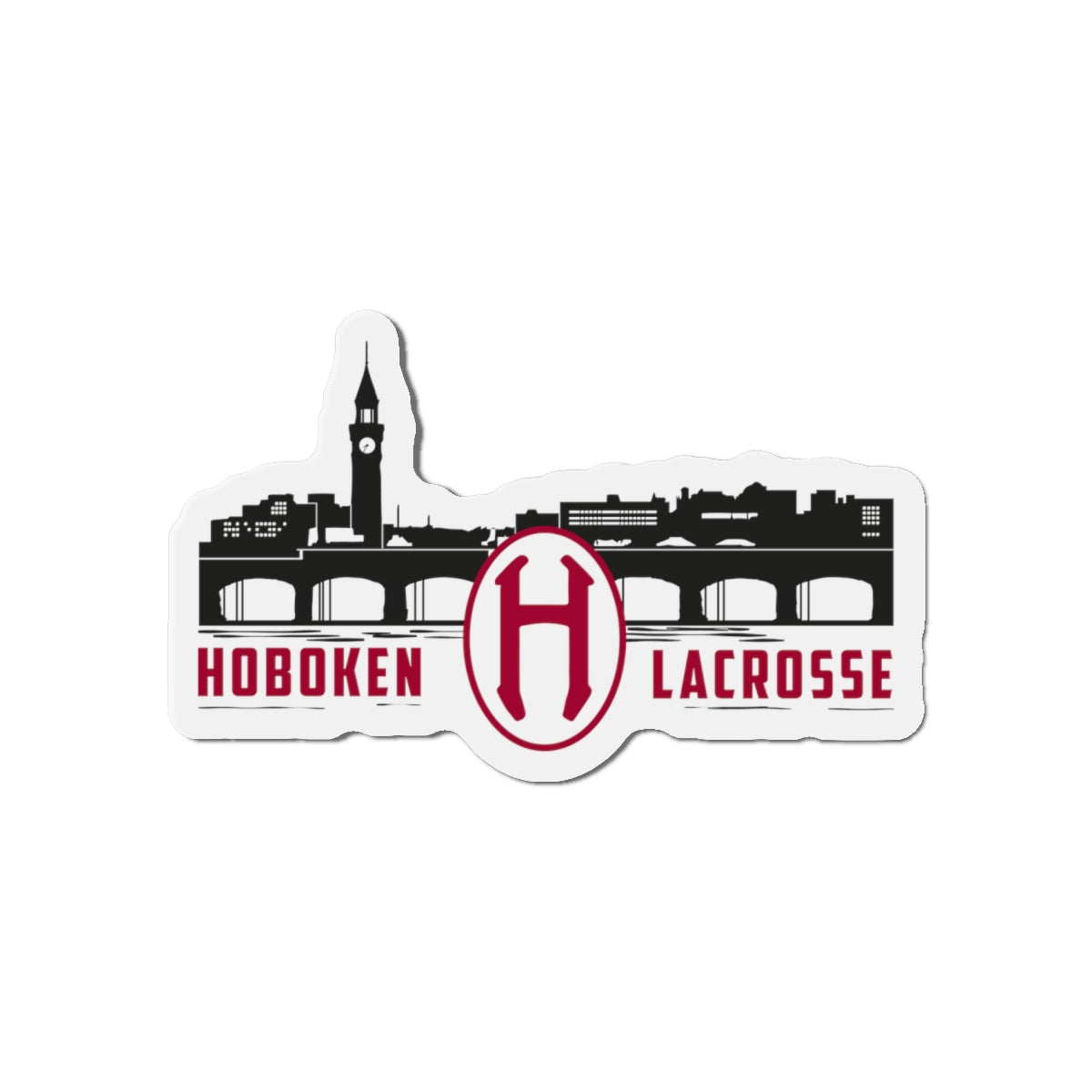 Hoboken Lacrosse Magnet