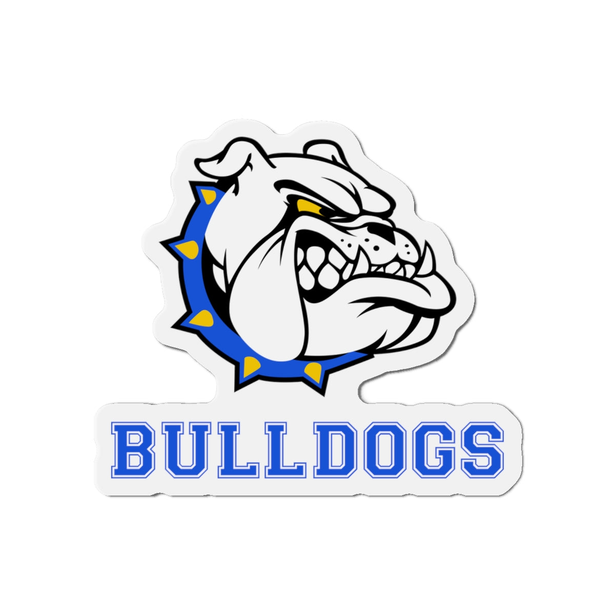 Bulldogs Die-Cut Magnet