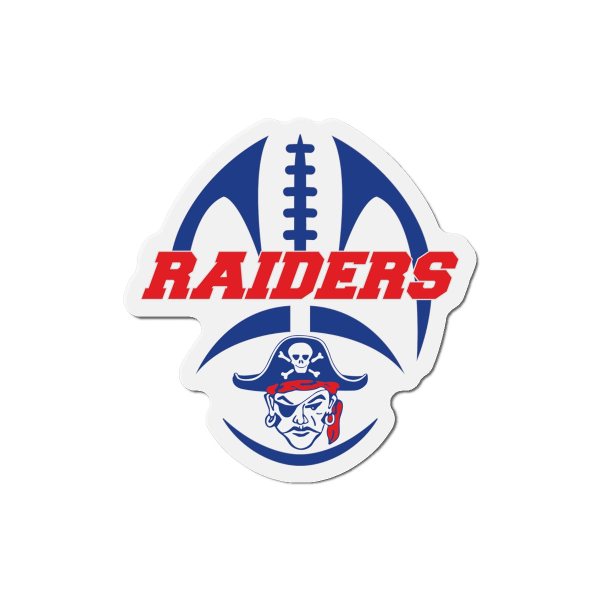 Fairport Football and Cheer Die-Cut Magnet