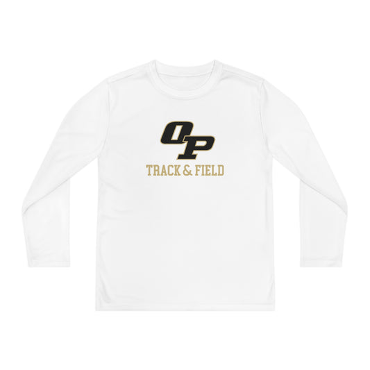 Youth Oak Park Track and Cross Country Sport-Tek Performance Long Sleeve Shirt