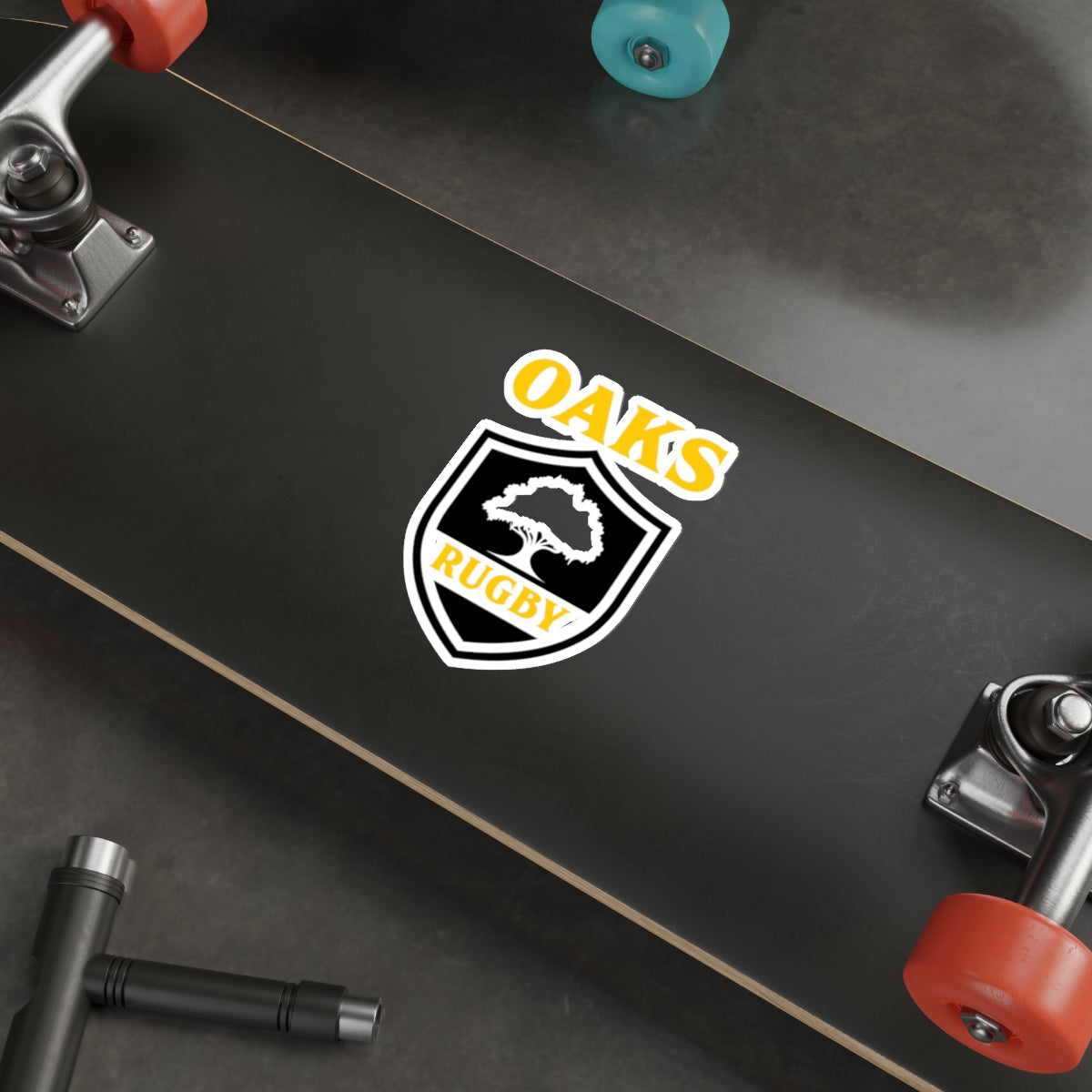 Oaks Rugby Die-Cut Sticker