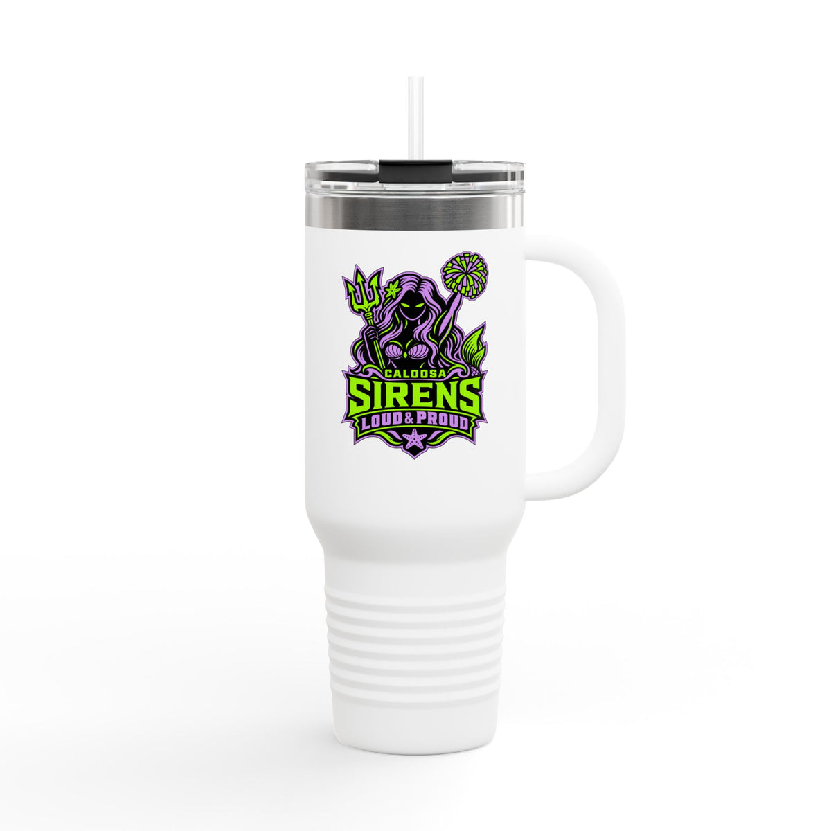 Caloosa Sirens Football Insulated Travel Mug (40 oz)