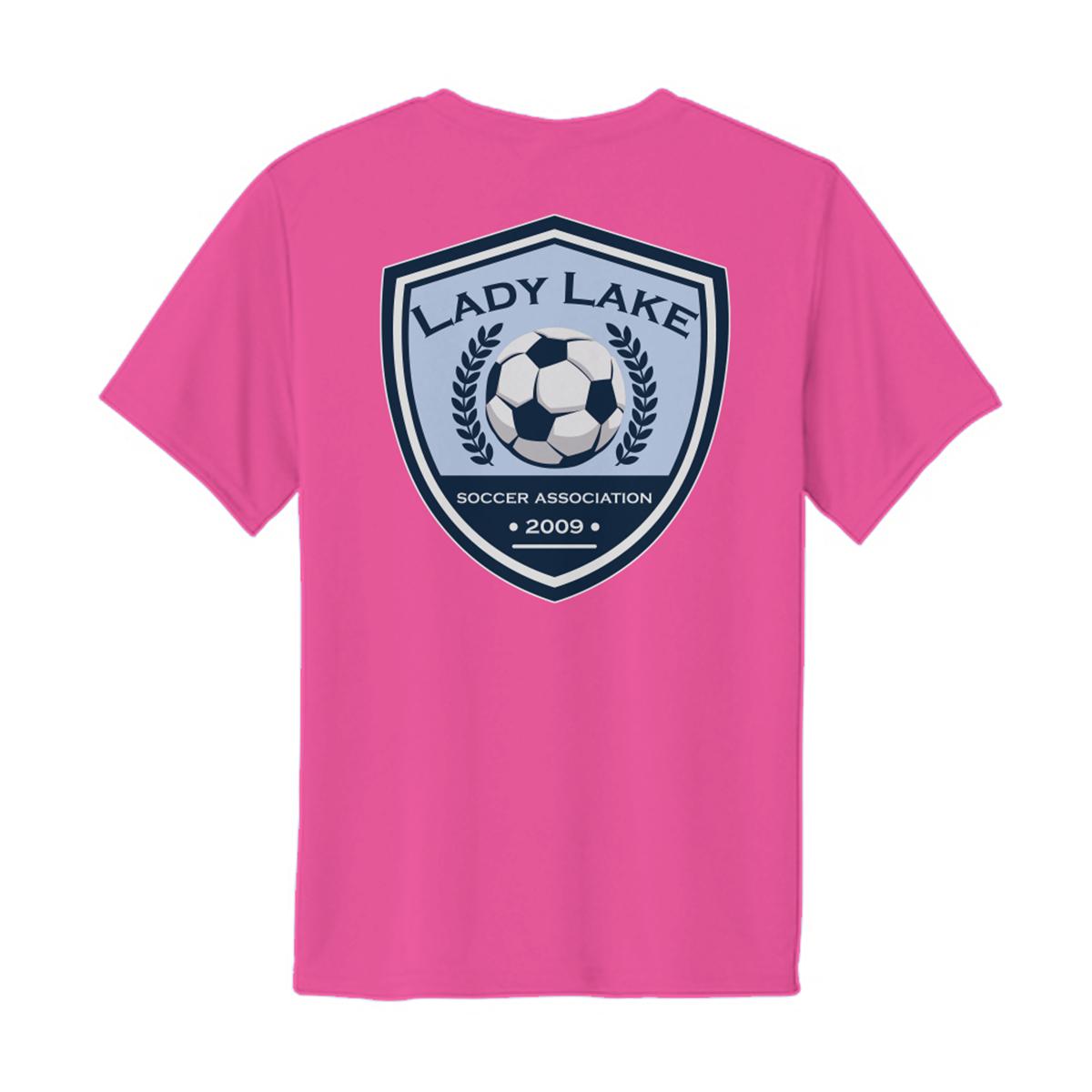 Youth Lady Lake Soccer Association Performance T-Shirt