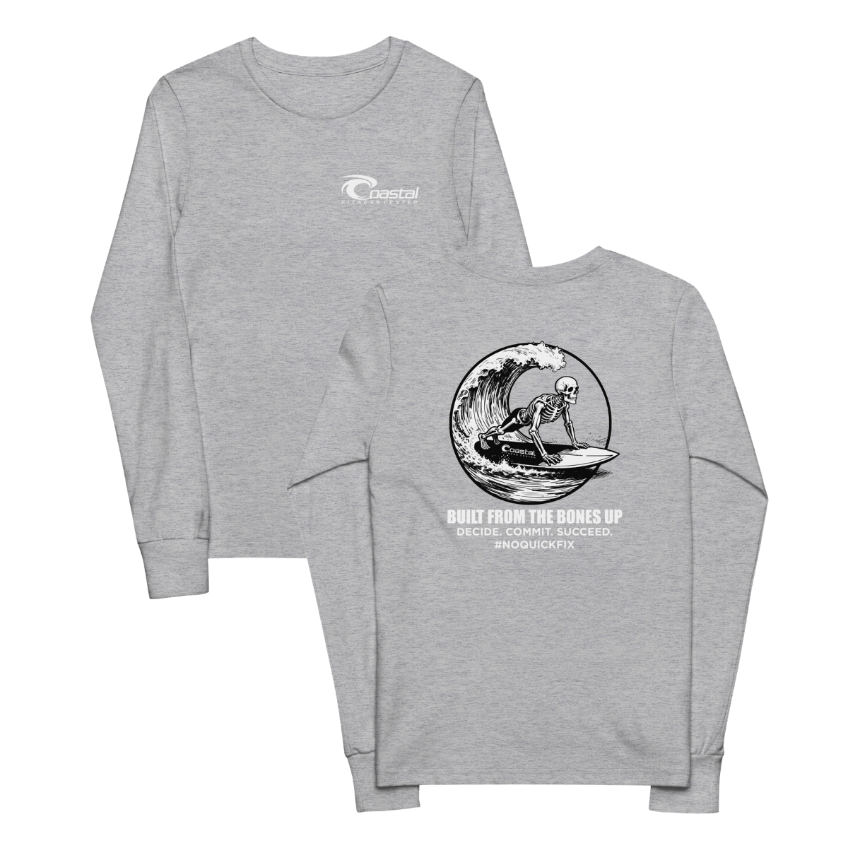 Youth Coastal Fitness Center Bella + Canvas Long Sleeve Shirt