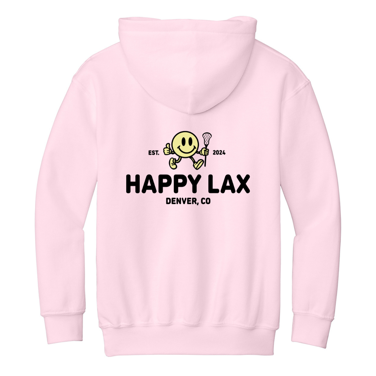 Youth Happy Lax Training Gildan Hoodie