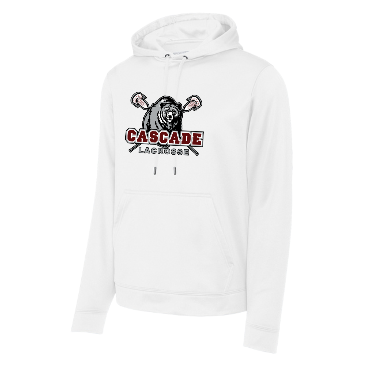 Adult Cascade Lacrosse Sport-Tek Sport-Wick Fleece Hoodie